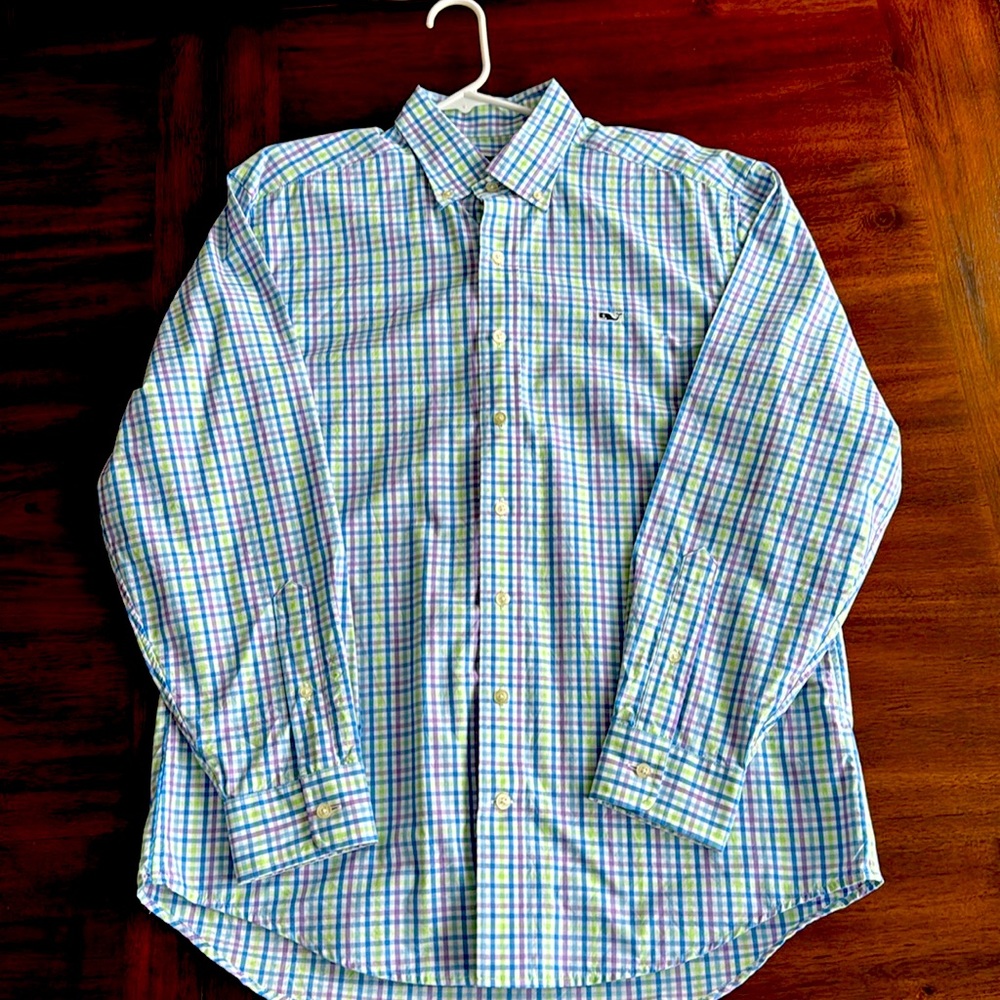 Vineyard Vines button down Whale shirt